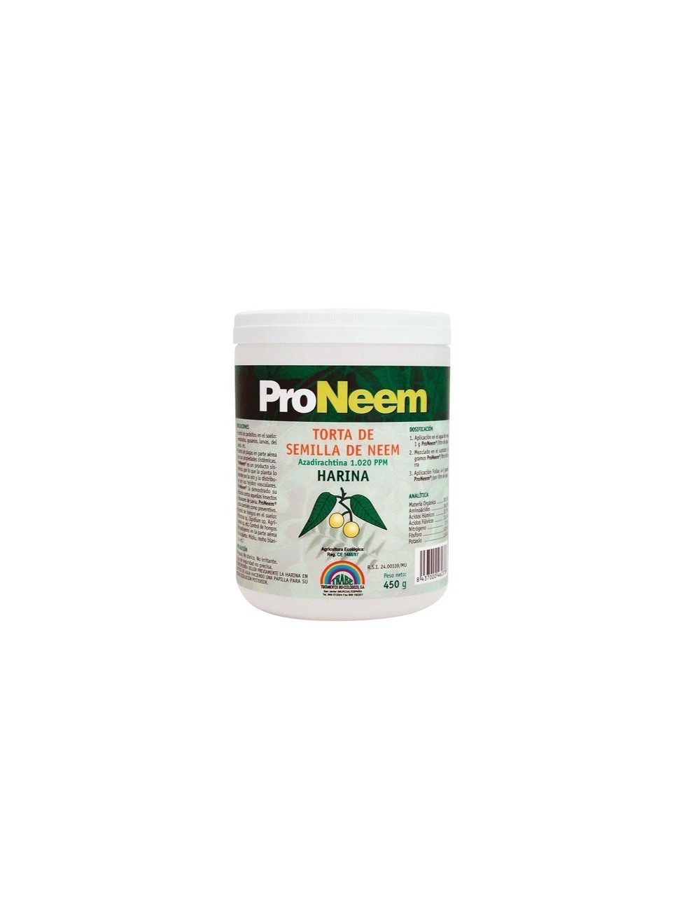 ProNeem torta de semilla de Neem 450g