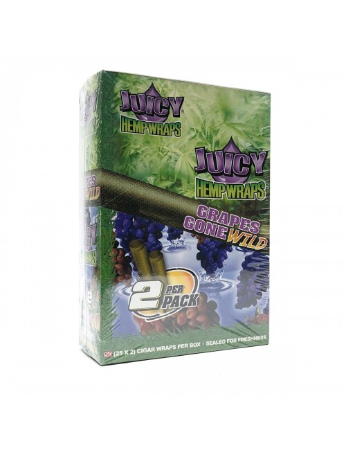 Blunt Juicy Hemps Wraps Grapes Cone Wild