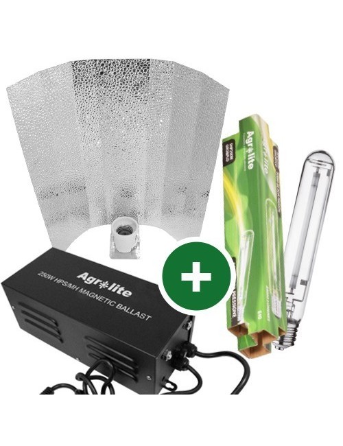 Kit de iluminación magnético Agrolite 250W Reflector Estuco