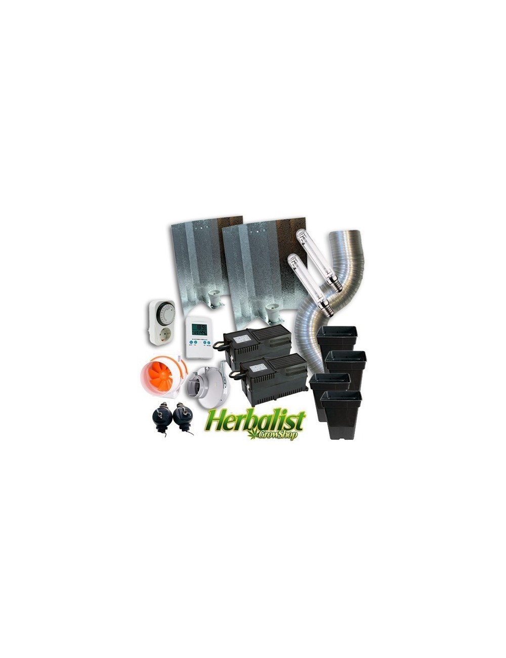 Kit Cultivo sin armario Profesional 2 equipos