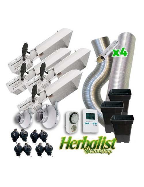 Kit de Cultivo sin armario LEC 315W x4