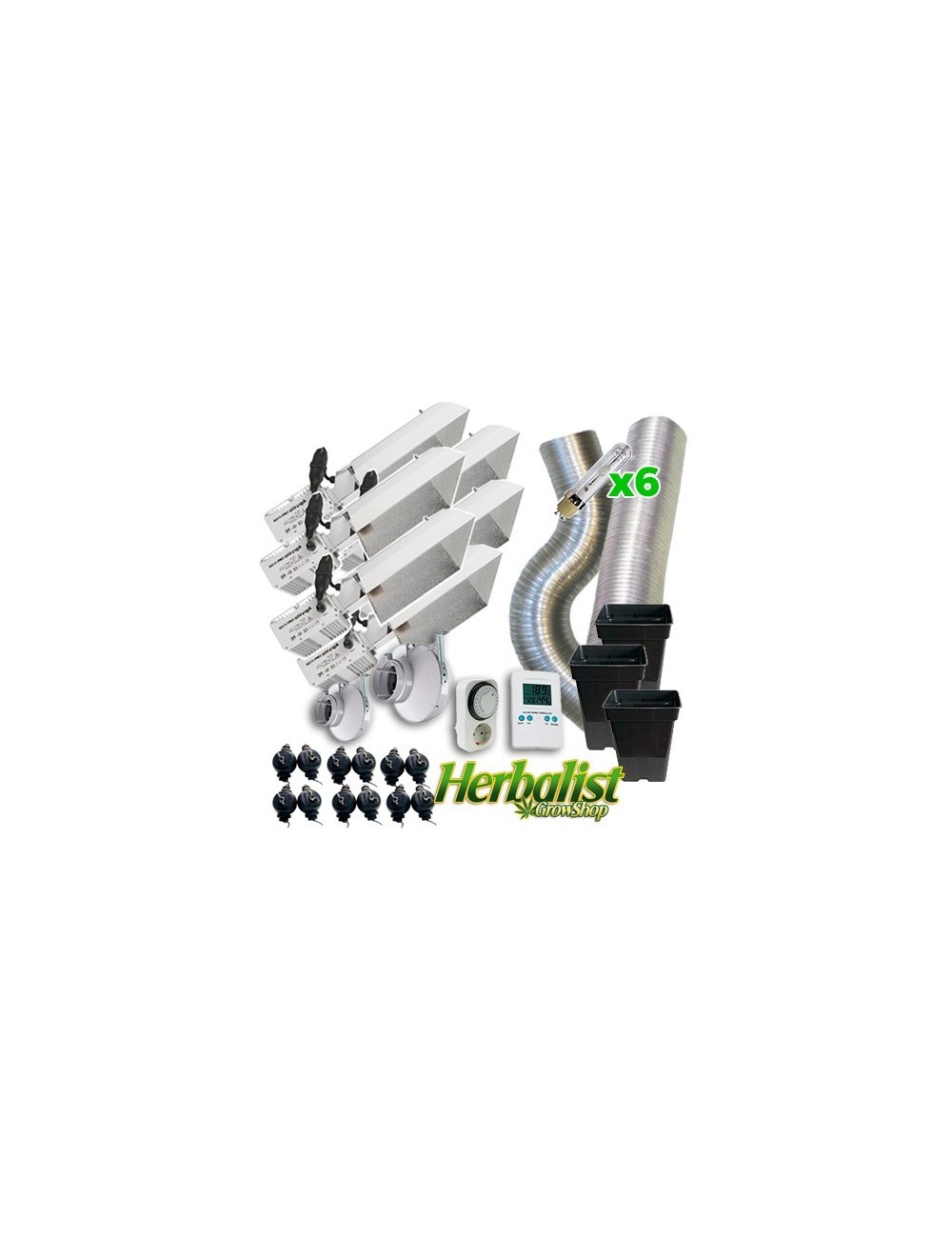 Kit de Cultivo sin armario LEC 315W x6