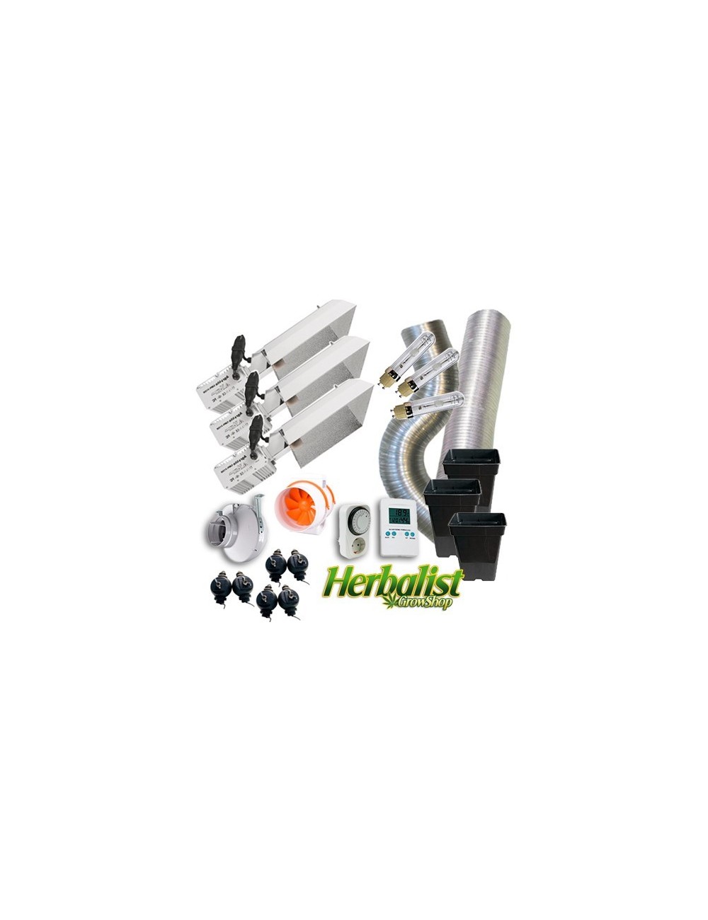 Kit de Cultivo interior sin armario LEC 315W x3