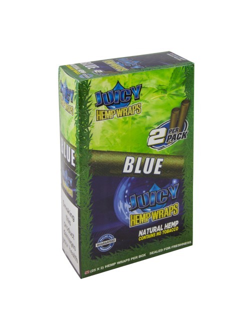 Sobre Blunt Juicy Hemp Wraps Blue  - Arándanos