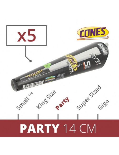 Cones party 140mm - 5 unidades