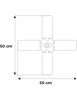 LED 430 E27 120W Agrolite dimensiones