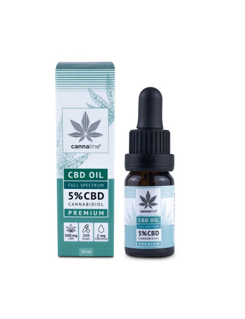 Aceite CBD Premium Cannaline 10ml 5%