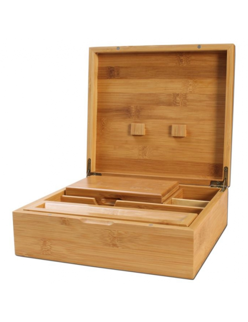 Caja bambú Stoner Box II calavera