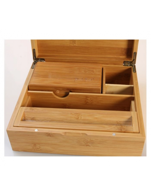 Caja bambú Stoner Box II calavera