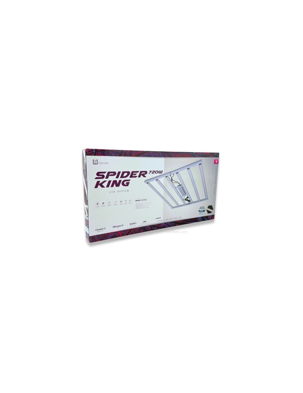 Luminaria LED Spider King 720w caja