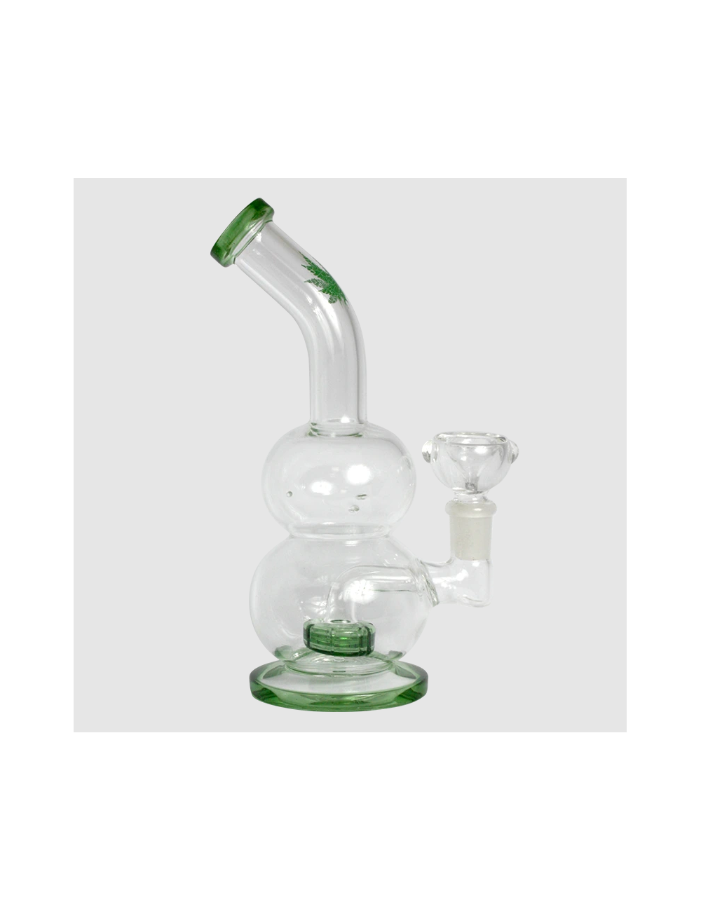 Bong de cristal Green 20cm
