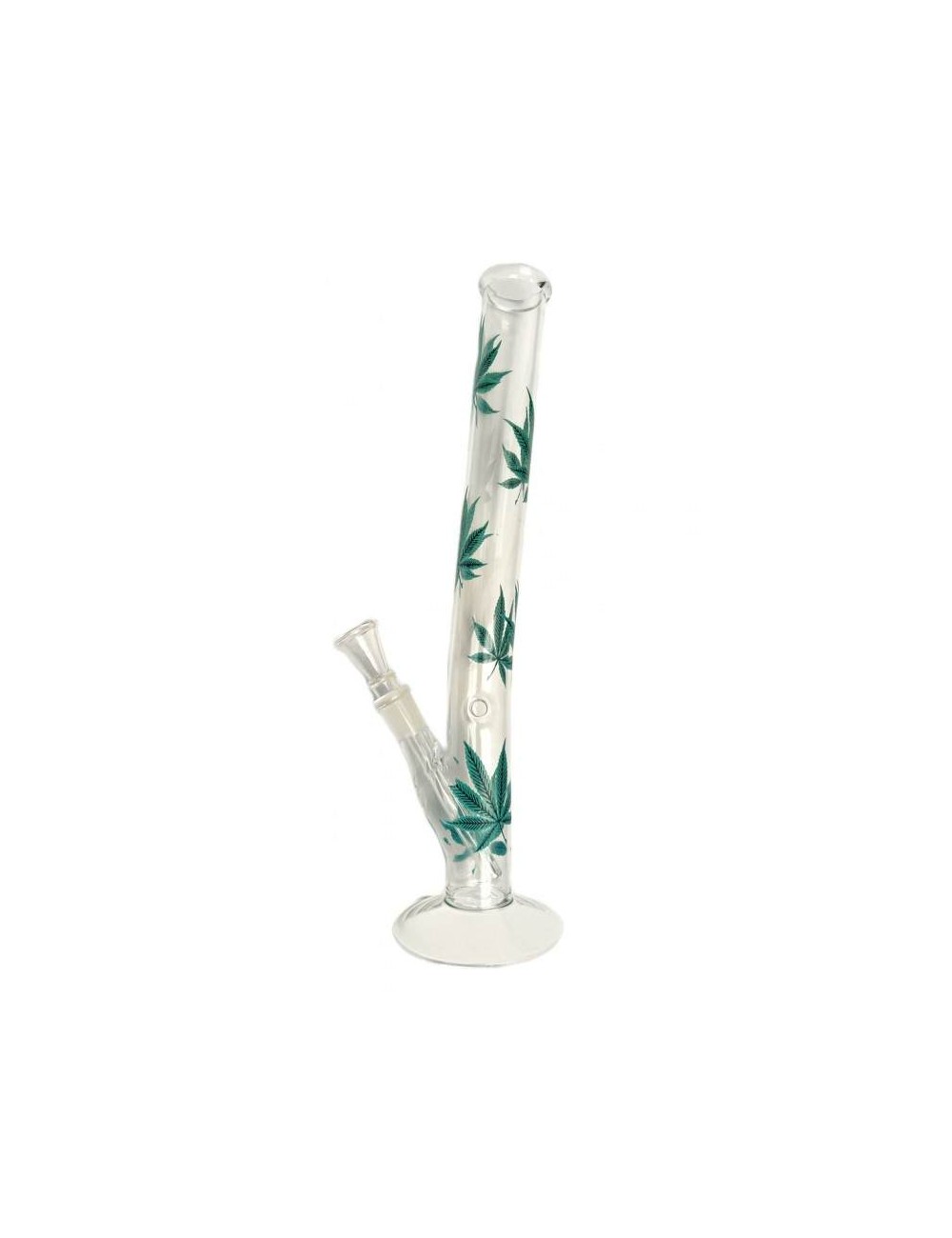 Bong cristal Hojas 30 cm - 35 mm