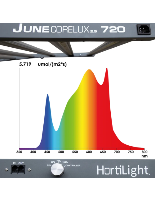 JUNE DC LED Corelux 720 W 2.9 Hortilight